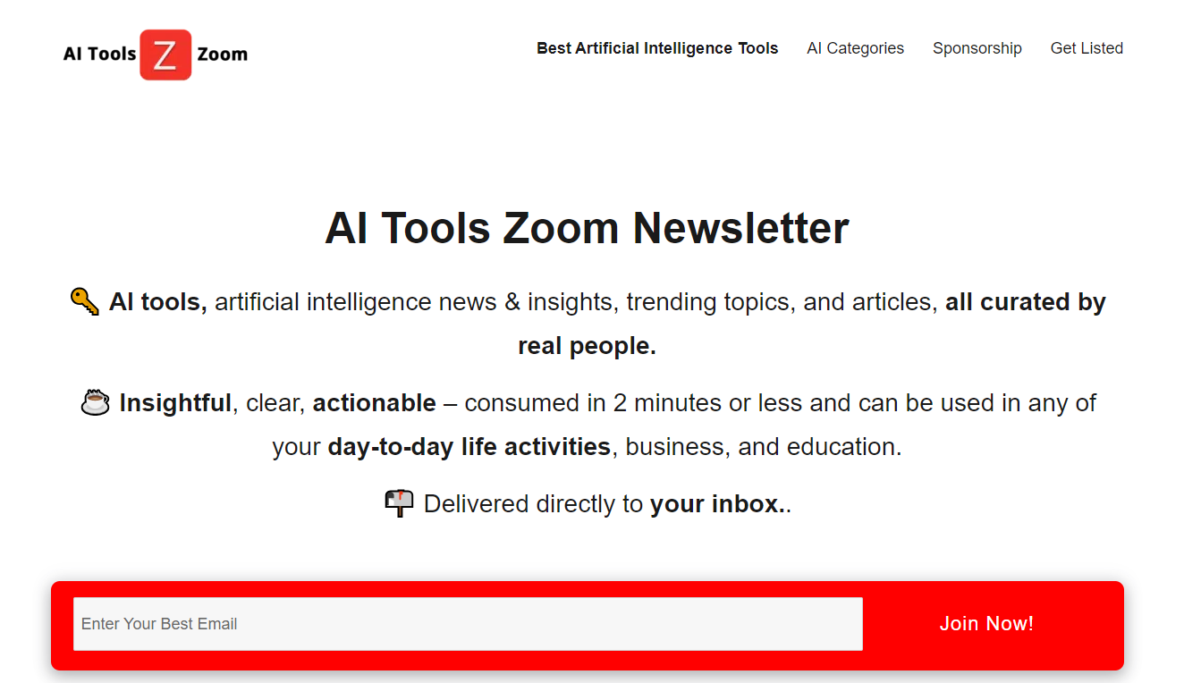 AI Tools Zoom Newsletter