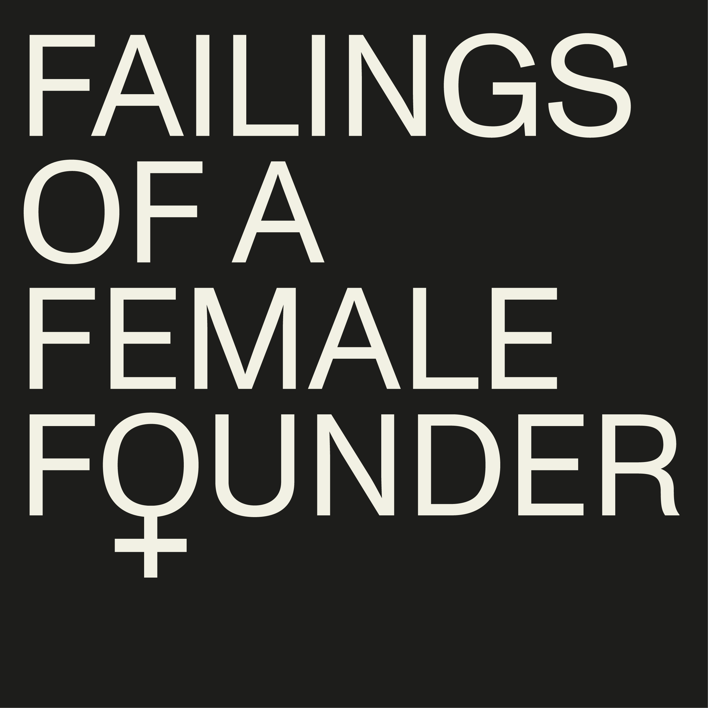 Failings of a female founder
