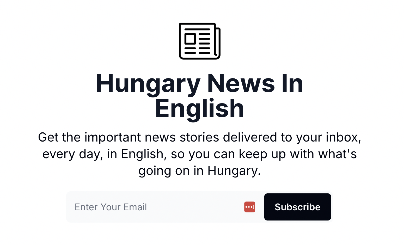 Hungary News in English