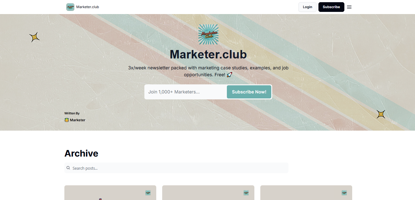 Marketer Club